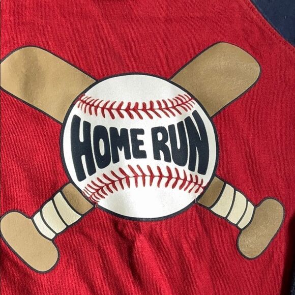 🍭6/$30 Jumping Beans Home Run Baseball Shirt 3T - Picture 3 of 4